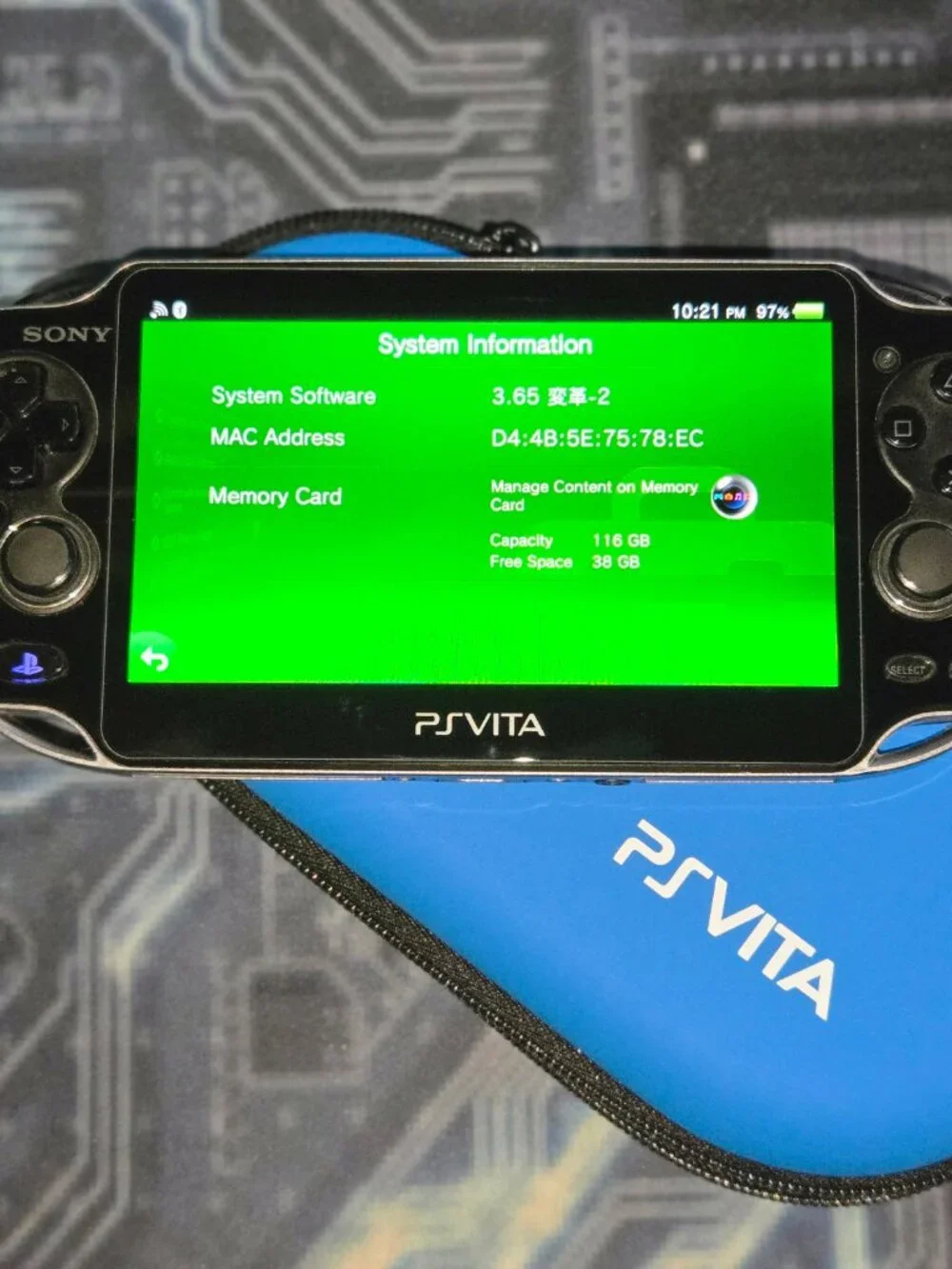 Sony PlayStation PS Vita OLED 1000 Console: 128gb PSVSD Bundle + USB-C Upgrade